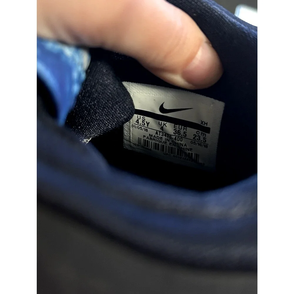 Nike Kyrie 4 GS N7 2018‎ Navy AT3475-400 Youth Size 4.5Y